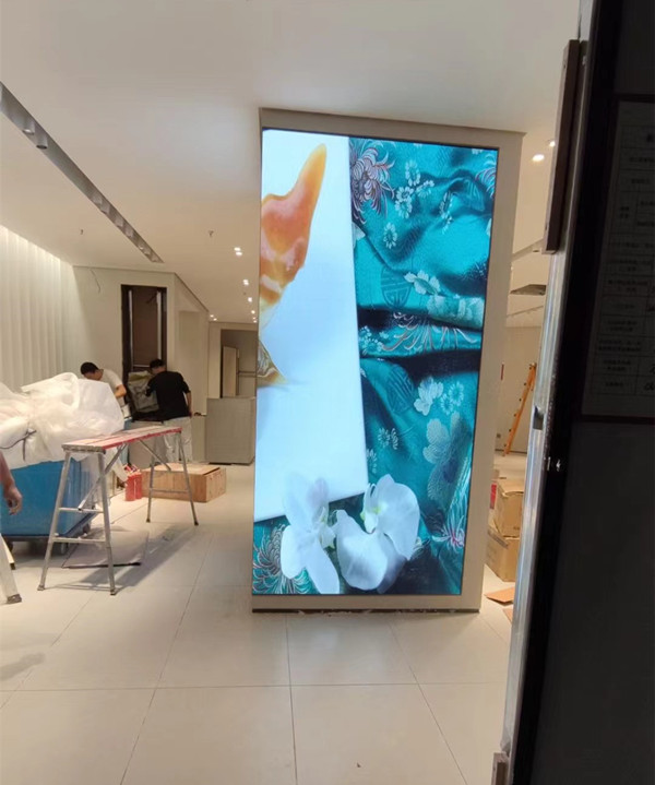 中卫商场门店转角LED显示屏